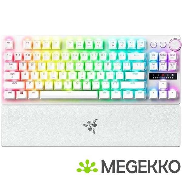 Grote foto razer huntsman v3 pro tkl wit razer analog optical gen 2 computers en software toetsenborden