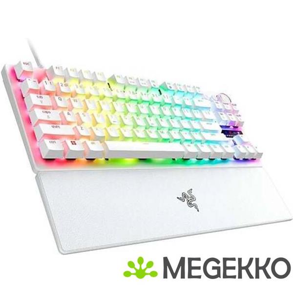 Grote foto razer huntsman v3 pro tkl wit razer analog optical gen 2 computers en software toetsenborden