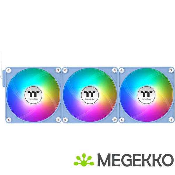 Grote foto thermaltake cl f198 pl12bu a koelsysteem voor computers computer behuizing ventilator 12 cm blauw 3 computers en software overige computers en software