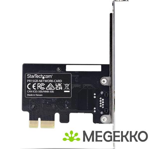 Grote foto startech.com 1 port 5g gigabit pcie ethernet adapter kaart 5g 2.5g 1g 100m 10m pci express netwerkk computers en software netwerkkaarten routers en switches