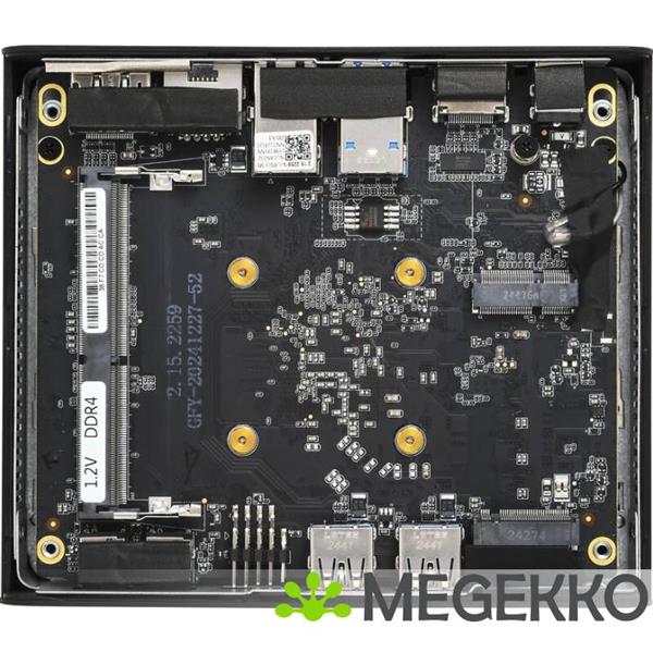 Grote foto shuttle nano pc ne10n intel n 100 1x hdmi 1x dp 6x usb 1x lan ventilatorloos 24 7 permanent g computers en software overige computers en software