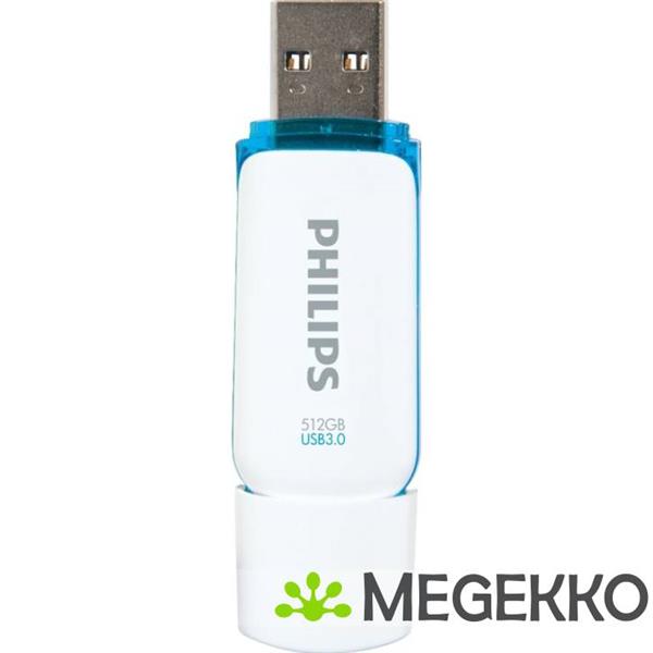 Grote foto philips fm51fd75b usb flash drive 512 gb usb type a 3.2 gen 1 3.1 gen 1 wit computers en software overige computers en software