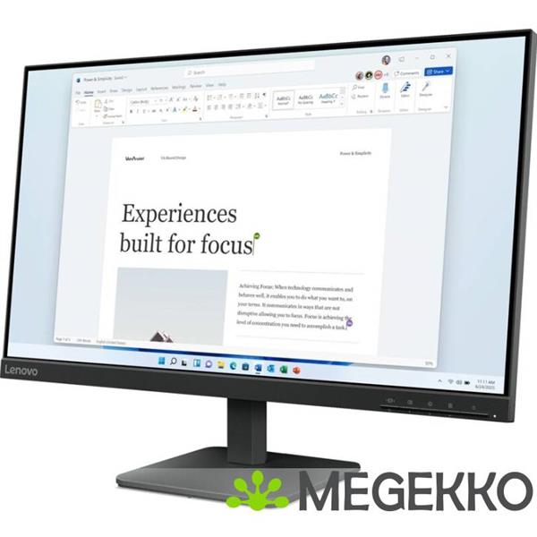 Grote foto lenovo l24 4e 24 full hd 100hz ips monitor computers en software overige computers en software