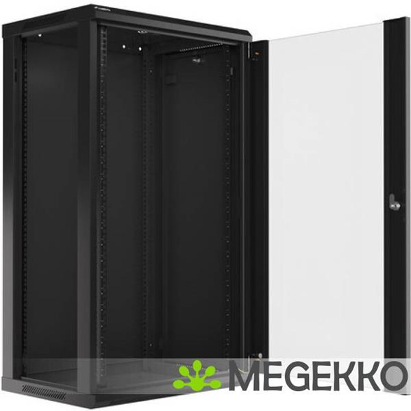Grote foto lanberg wf01 6422 10b rack 22u wandrek zwart computers en software behuizingen en kasten