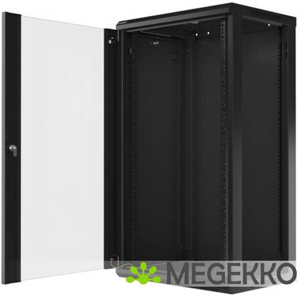 Grote foto lanberg wf01 6422 10b rack 22u wandrek zwart computers en software behuizingen en kasten