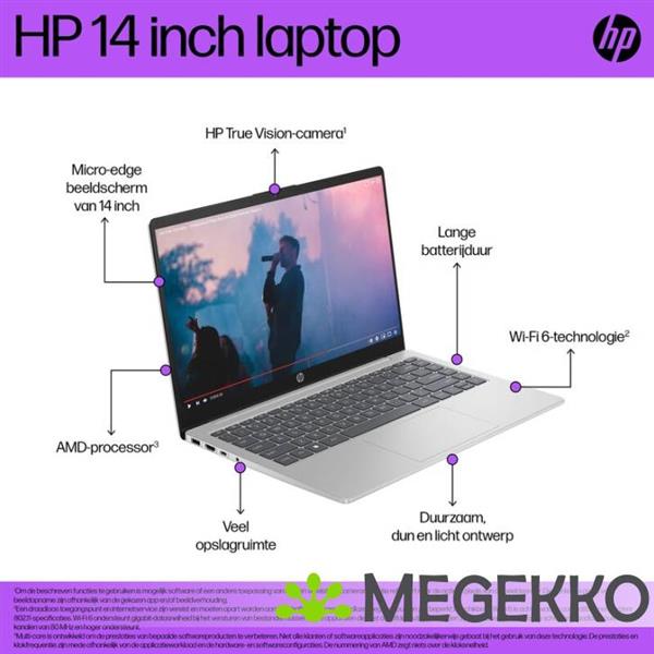 Grote foto hp 14 em0065nd 14 amd ryzen 5 computers en software overige computers en software
