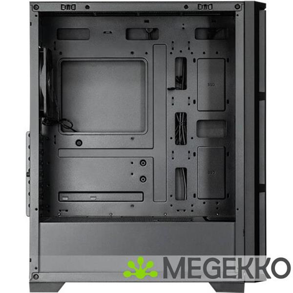 Grote foto chieftec as 02b tg op computerbehuizing midi tower zwart computers en software behuizingen en kasten