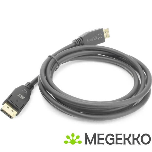 Grote foto act 2 meter 4k 240hz. 8k 60hz of 10k 30hz displayport 2.1 kabel. dp80 uhbr20 computers en software overige computers en software