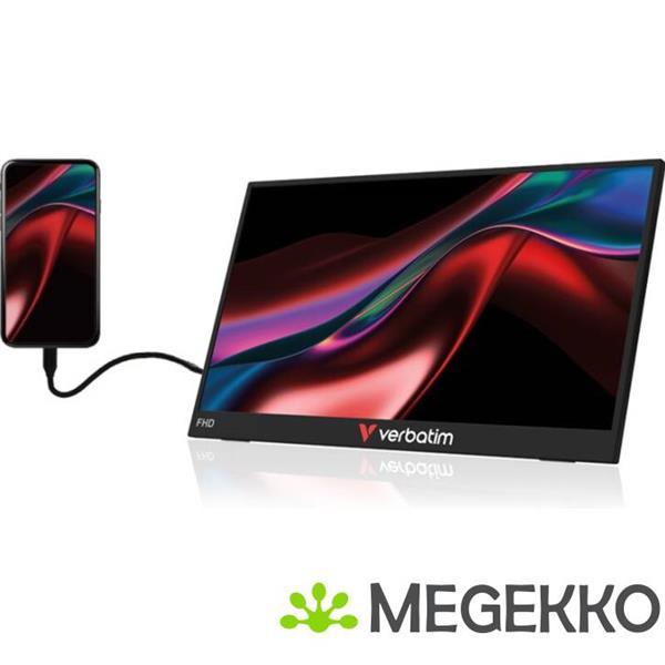 Grote foto verbatim 32401 15.6 fhd draagbare monitor computers en software overige computers en software