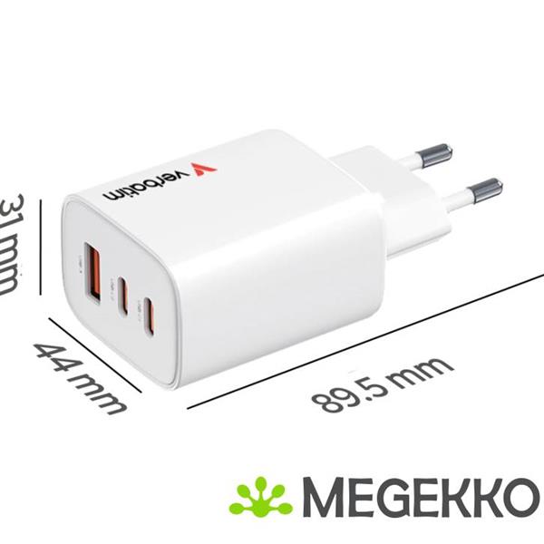 Grote foto verbatim 32353 universele oplader 65w computers en software overige