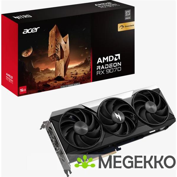 Grote foto acer nitro radeon rx 9070 16gb oc computers en software videokaarten