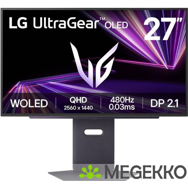 Grote foto lg ultragear oled 27gx790a b27 480hz quad hd oled gaming monitor computers en software overige computers en software