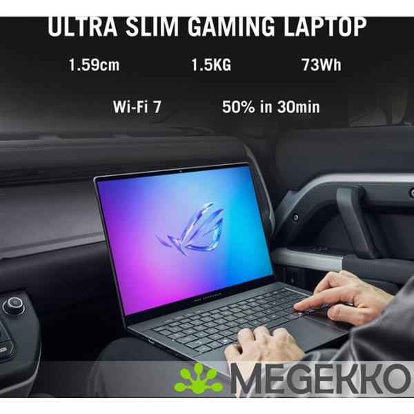 Grote foto asus rog zephyrus g14 ga403ww qs075w 14 amd ryzen ai 9 rtx 5080 gaming laptop computers en software overige computers en software