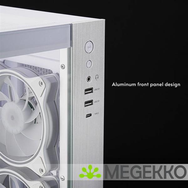 Grote foto chieftec visio white behuizing computers en software behuizingen en kasten