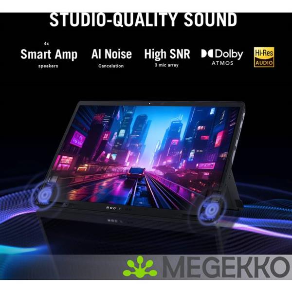 Grote foto asus rog flow z13 gz302ea ru004w 13.4 amd ryzen al max 395 hybride 2 in 1 computers en software overige computers en software