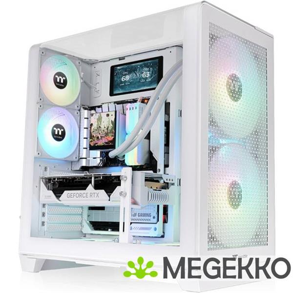 Grote foto thermaltake view 390 air midi tower wit computers en software behuizingen en kasten