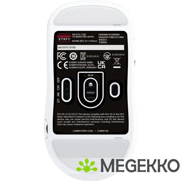 Grote foto cherry xtrfy m68 pro wit symmetrische draadloze 8k gaming muis computers en software overige computers en software