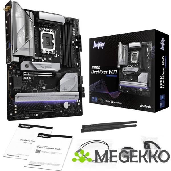 Grote foto asrock b860 livemixer wifi computers en software moederborden