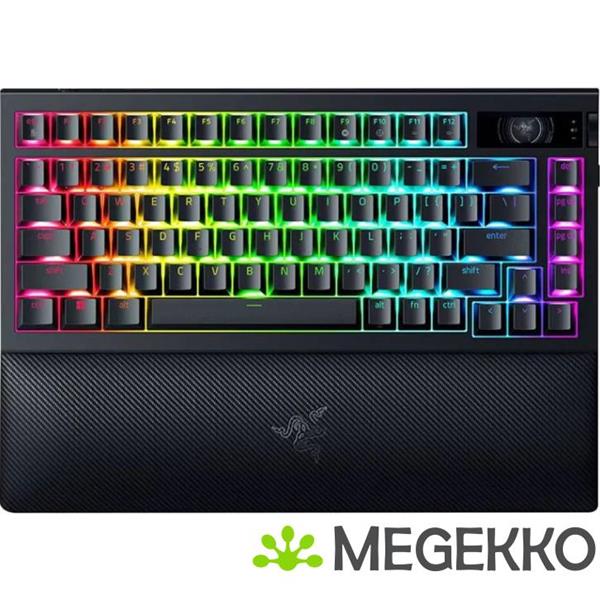 Grote foto razer blackwidow v4 pro 75 draadloos zwart razer orange computers en software toetsenborden