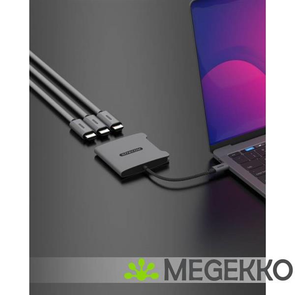 Grote foto sitecom usb c to triple hdmi adapter computers en software overige computers en software