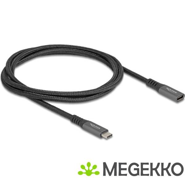 Grote foto delock 80022 usb kabel usb 3.2 gen 2 3.1 gen 2 1 m usb c zwart computers en software overige computers en software