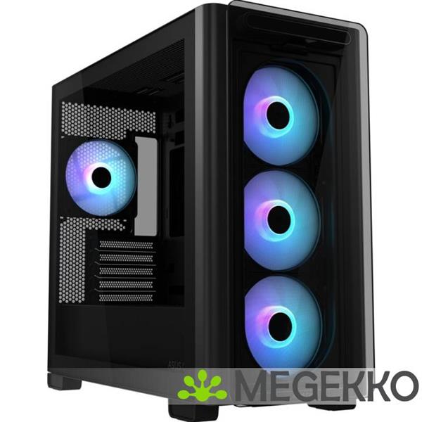 Grote foto asus a23 plus tg argb zwart computers en software behuizingen en kasten