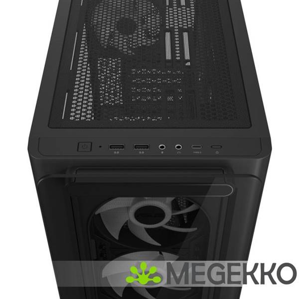 Grote foto asus a23 plus tg argb zwart computers en software behuizingen en kasten