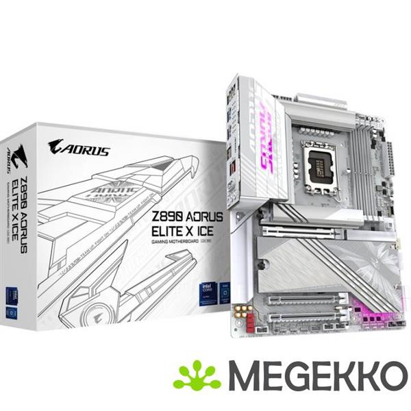 Grote foto gigabyte z890 aorus elite x ice computers en software moederborden