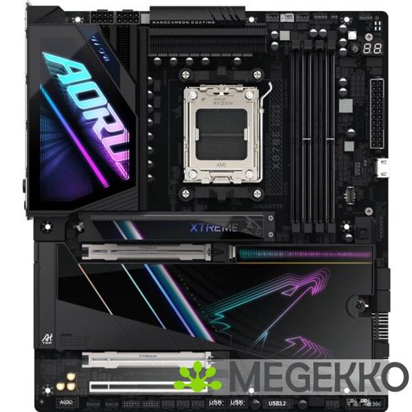 Grote foto gigabyte x870e aorus xtreme ai top computers en software moederborden