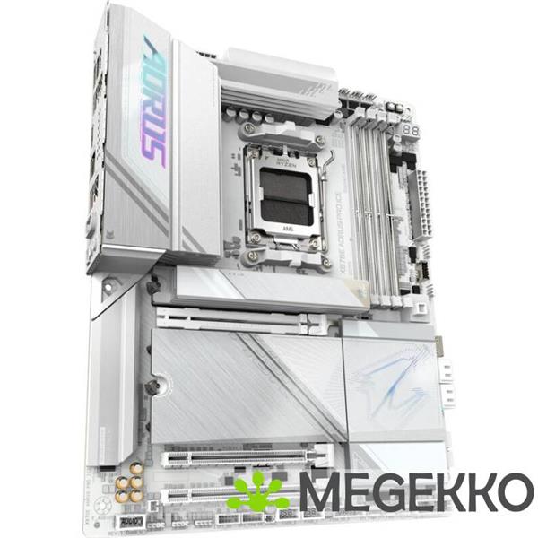 Grote foto gigabyte x870e aorus pro ice computers en software moederborden