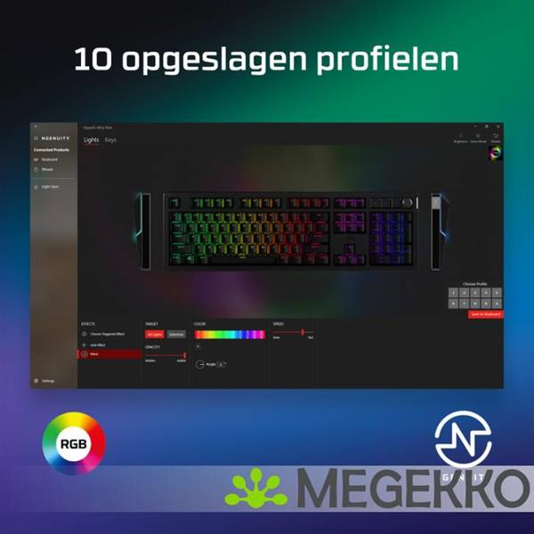 Grote foto hyperx alloy rise zwart computers en software toetsenborden