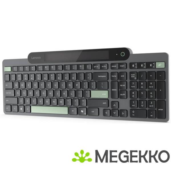 Grote foto lenovo self charging bluetooth keyboard zwart computers en software toetsenborden