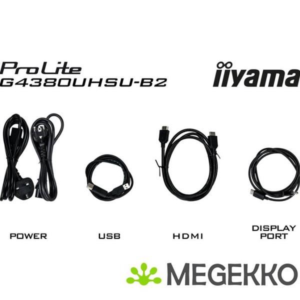 Grote foto iiyama g4380uhsu b2 43 ultra hd 144hz va gaming monitor computers en software overige computers en software