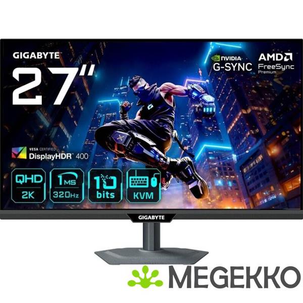 Grote foto gigabyte m27q3 27 quad hd 320hz oc ips gaming monitor computers en software overige computers en software