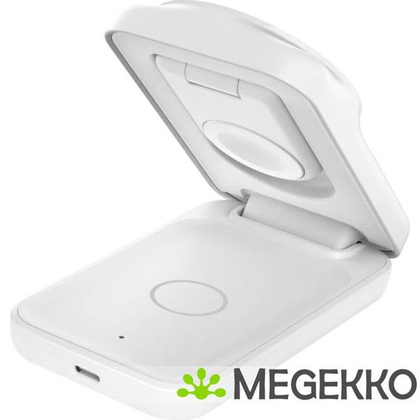 Grote foto belkin ultracharge 25w qi2 3in1 magnetic charger eu white square binnen audio tv en foto algemeen