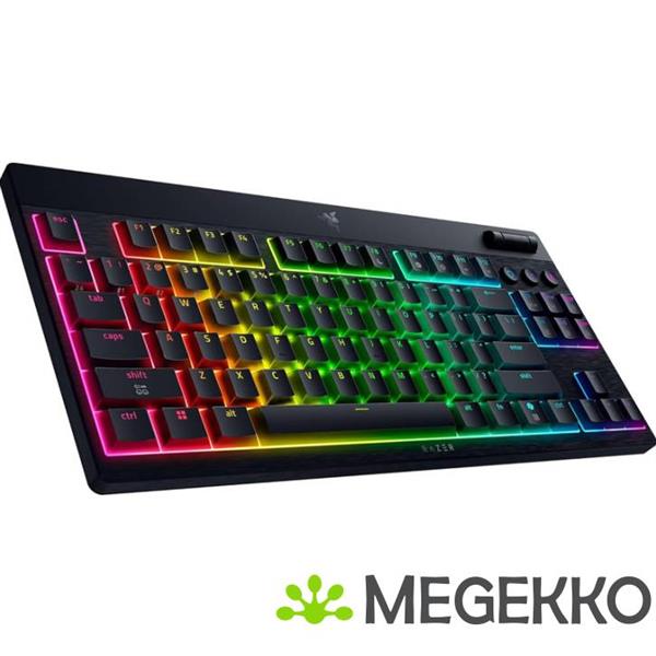 Grote foto razer blackwidow v4 low profile tenkeyless hyperspeed tactile orange toetsenbord computers en software toetsenborden