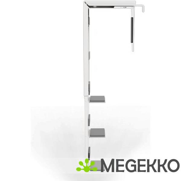 Grote foto fellowes 100136876 cpu houder onder het bureau cpu houder wit computers en software overige computers en software