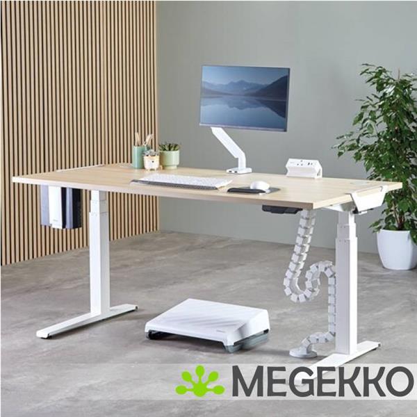 Grote foto fellowes 100136876 cpu houder onder het bureau cpu houder wit computers en software overige computers en software