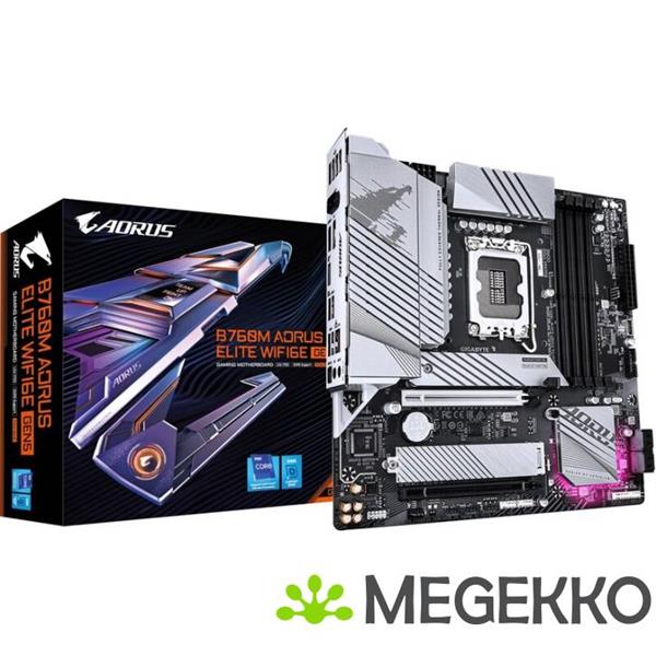 Grote foto gigabyte b760m aorus elite wifi6e gen5 computers en software moederborden