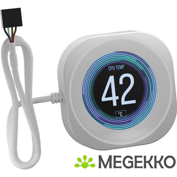 Grote foto corsair nautilus lcd module white computers en software overige computers en software