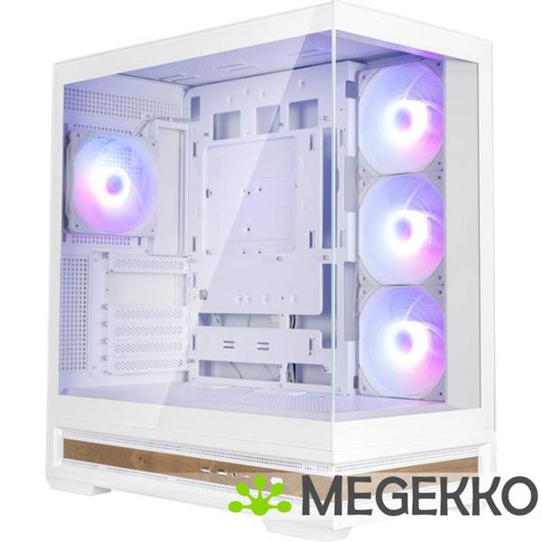 Grote foto zalman p40 namu white midi tower wit computers en software behuizingen en kasten