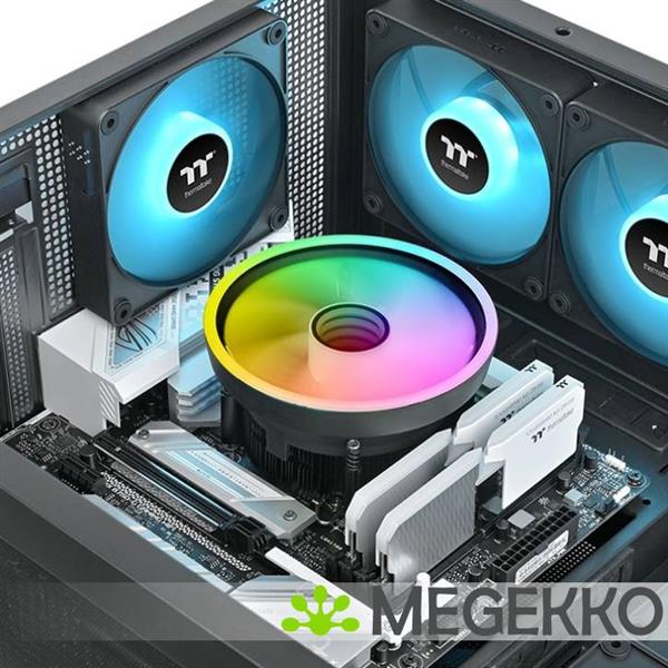 Grote foto thermaltake ux150 l argb sync processor luchtkoeler 13 cm zwart 1 stuk s computers en software overige computers en software