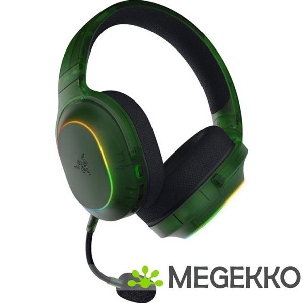 Grote foto razer barracuda x chroma phantom special edition transparant groen gaming headset audio tv en foto koptelefoons