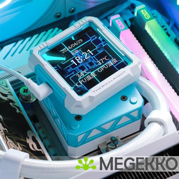 Grote foto thermalright frozen warframe pro 360 white argb computers en software overige computers en software