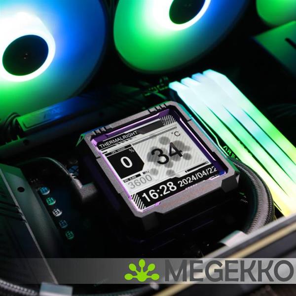 Grote foto thermalright frozen warframe pro 360 black argb computers en software overige computers en software