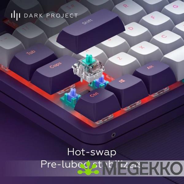 Grote foto dark project alu87a violet tkl bedraad mechanisch gaming toetsenbord computers en software toetsenborden