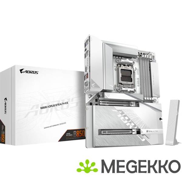 Grote foto gigabyte b850 aorus stealth ice computers en software moederborden
