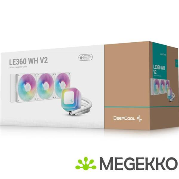 Grote foto deepcool le360 wh v2 wit computers en software overige computers en software