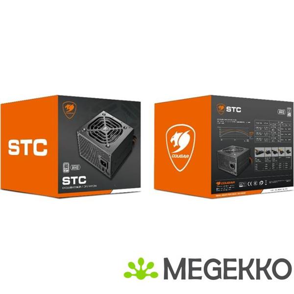 Grote foto cougar gaming stc 600 power supply unit 600 w 20 4 pin atx zwart computers en software overige