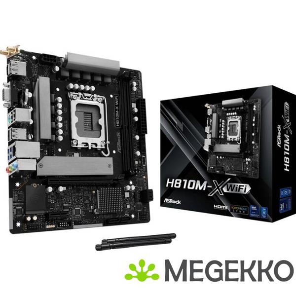 Grote foto asrock h810m x wifi computers en software moederborden